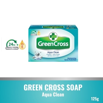 GREEN CROSS Moisturizing Germ Protection Bar Aqua Clean 125g