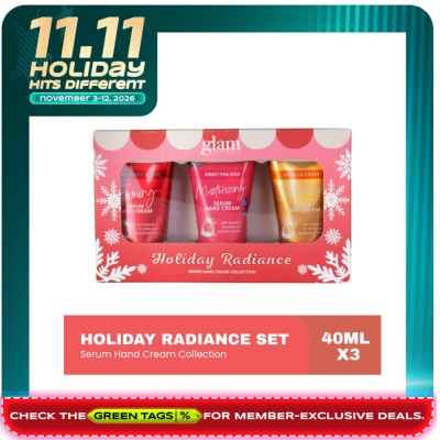 GLAMWORKS GLAM WORKS Holiday Radiance Serum Hand Cream Collection Set image