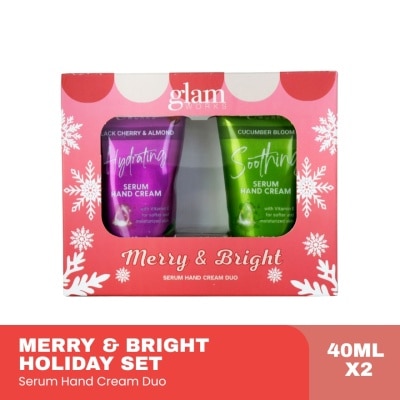 GLAMWORKS GLAM WORKS Merry Bright Serum Hand Cream Duo Set image