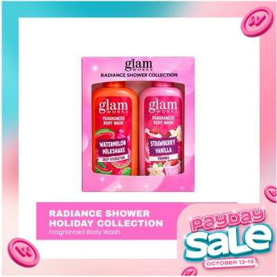 GLAMWORKS GLAM WORKS Radiance Shower Collection Gift Set 2 x 150ml image