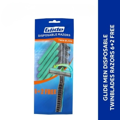 GLIDE Disposable Razors Twin Blade 6+2