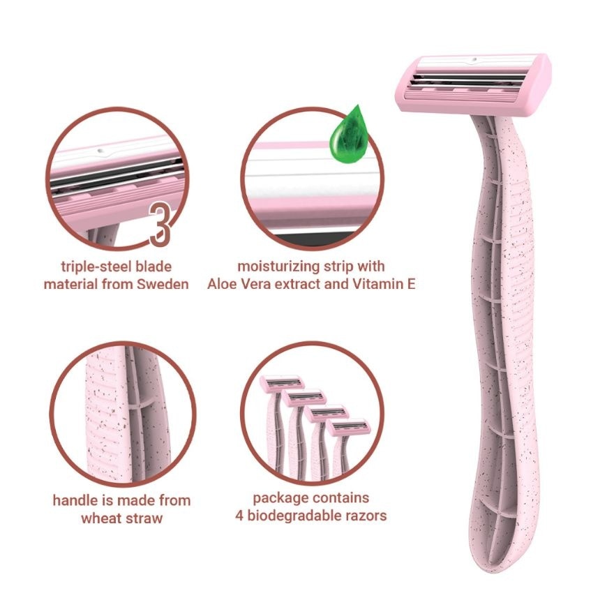 Woman Triple Blade Razor 4s