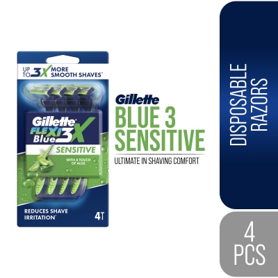 GILLETTE Blue 3 Blister Pack 4s