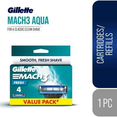 GILLETTE GILLETTE Mach 3 Base Cartridge 4s image