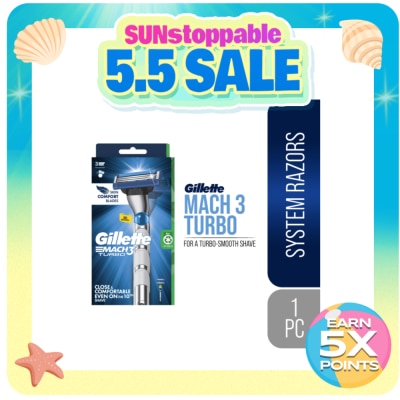 GILLETTE - GILLETTE Mach3 Turbo 3D Motion Razor 1s