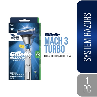GILLETTE Mach3 Turbo 3D Motion Razor 1s