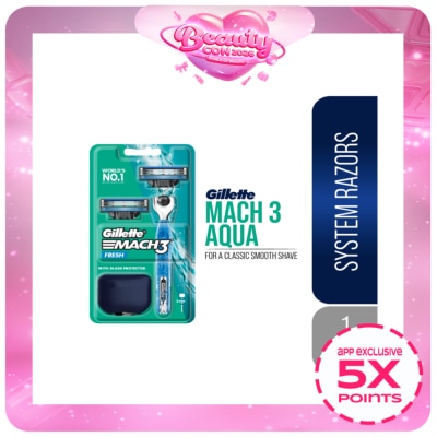 GILLETTE - GILLETTE Mach3 Aqua Grip Razor 1s