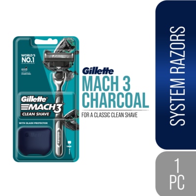 GILLETTE - GILLETTE Mach 3 Charcoal Razor 1Up