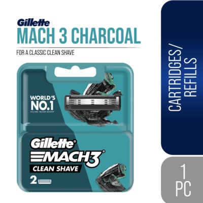 GILLETTE - GILLETTE Mach 3 Charcoal Cartridge 2S