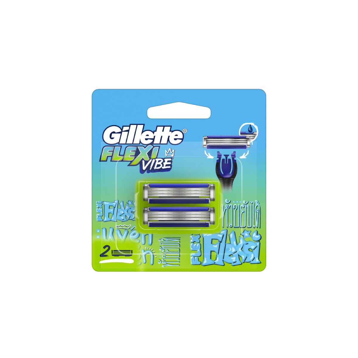 Flexi Vibe (2 Razor Blade/Cartridge Refills)