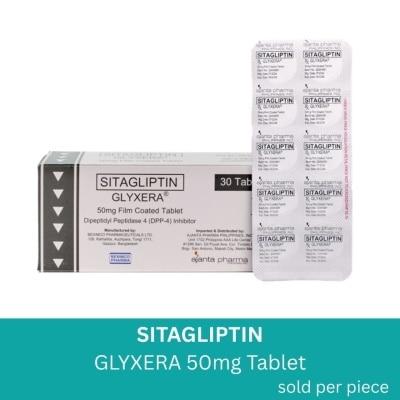 GLYXERA GLYXERA 50mg Film Coated Tablet Sold Per Piece [PRESCRIPTION REQUIRED]