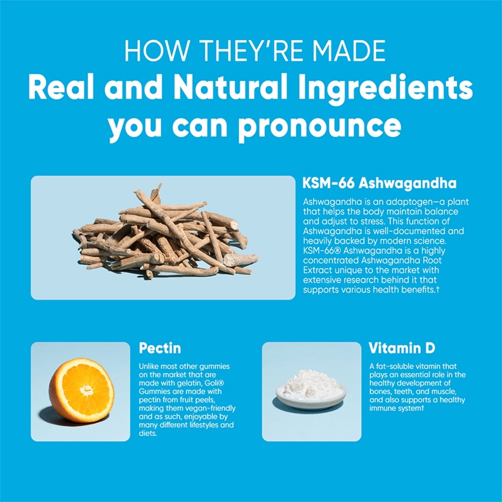 GOLI Ashwagandha Gummies 60s
