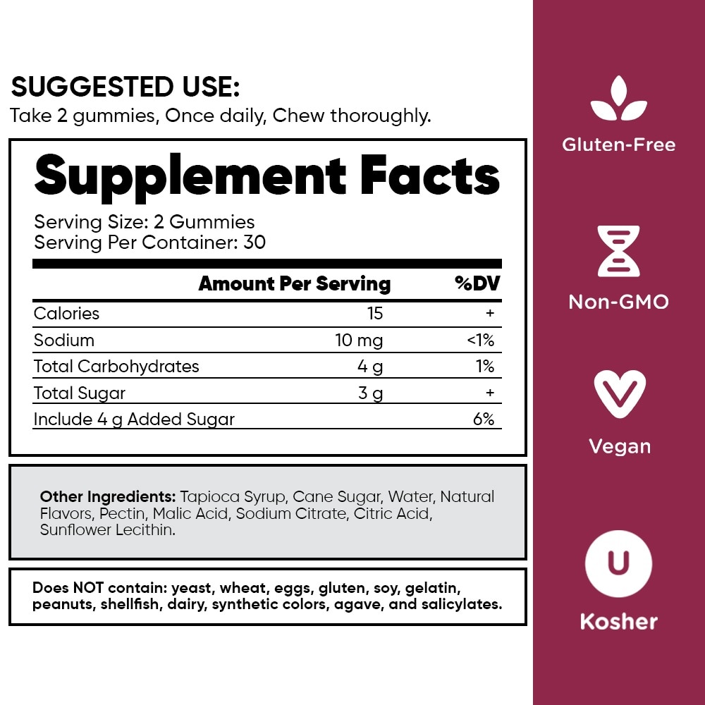 GOLI Beets Cardio Gummies 60s