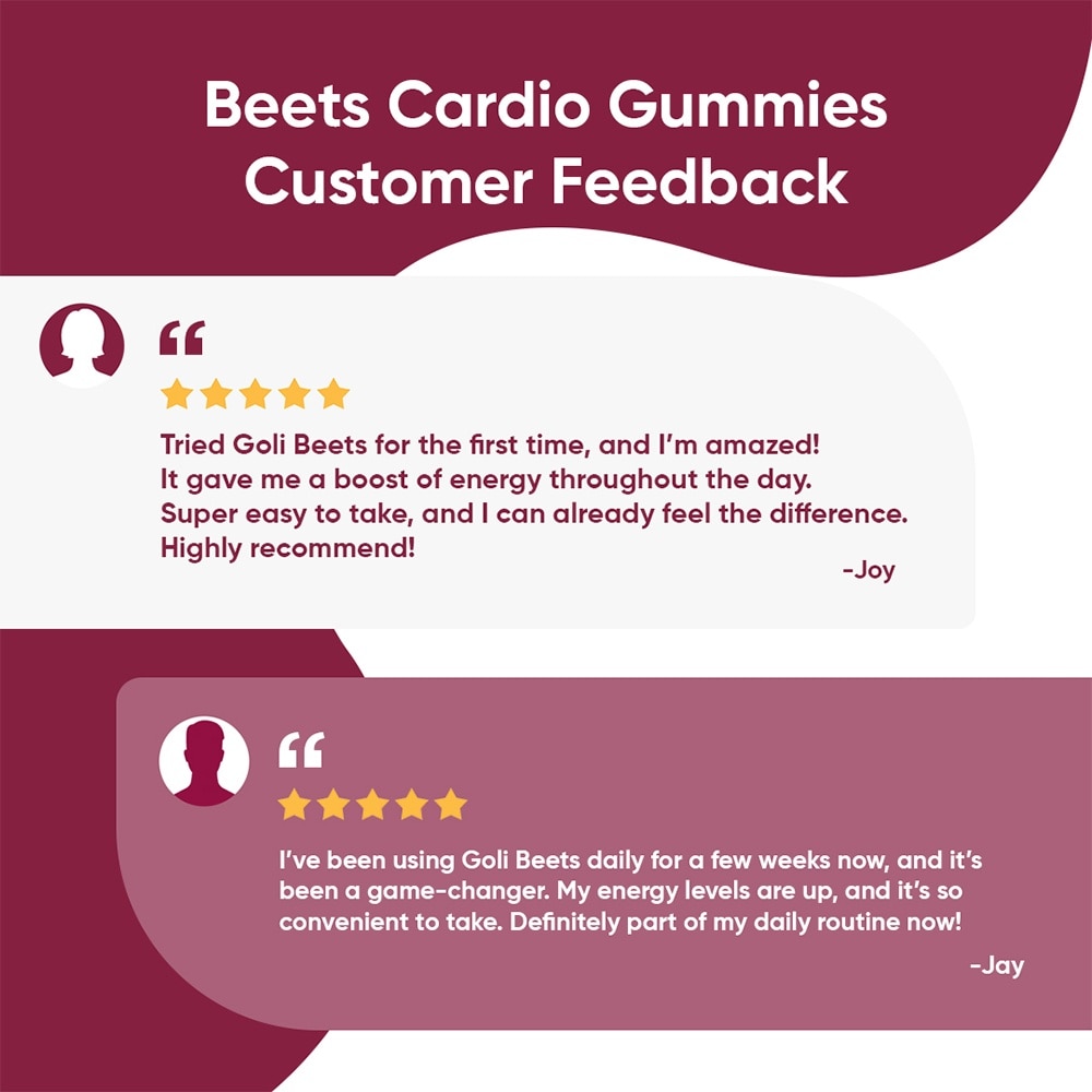 GOLI Beets Cardio Gummies 60s