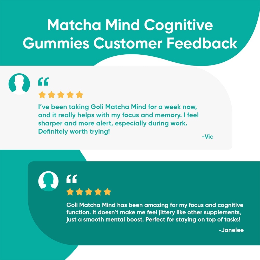 GOLI Matcha Mind Gummies 30s