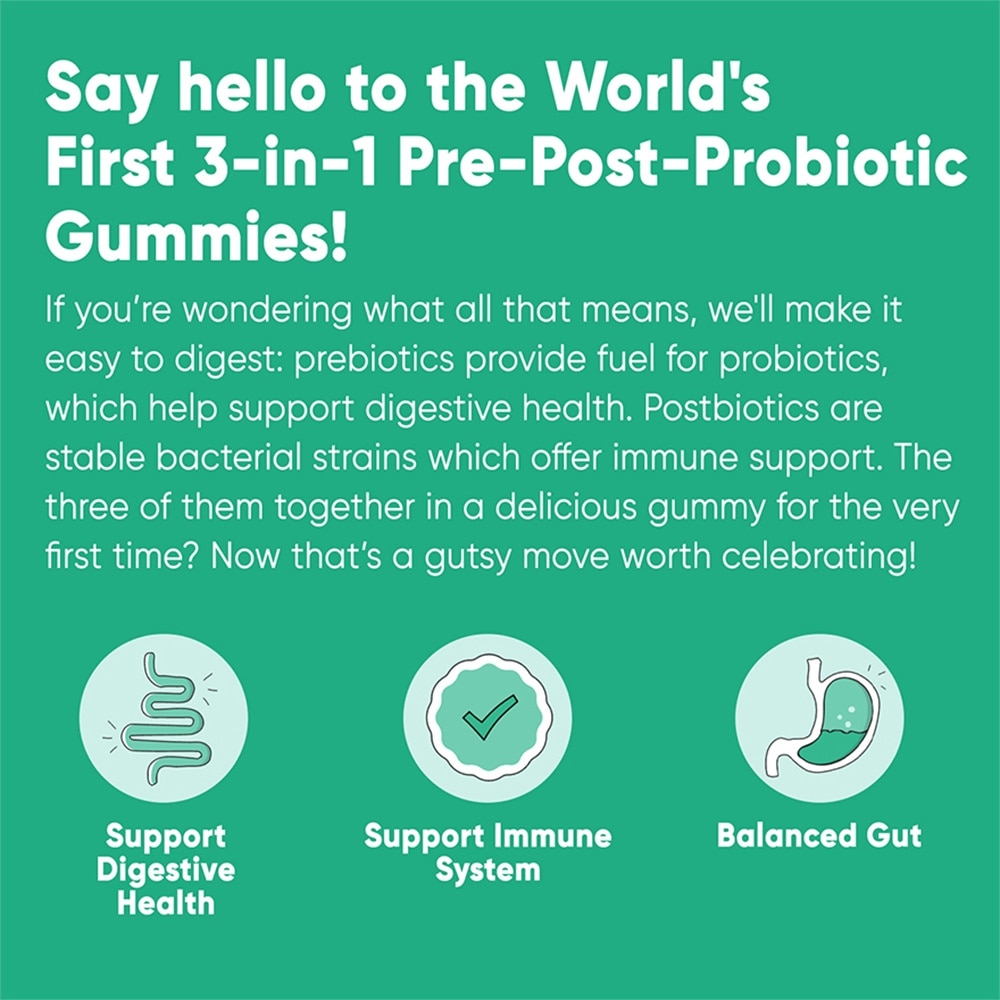 GOLI Pre+Post+Probiotics Gummies