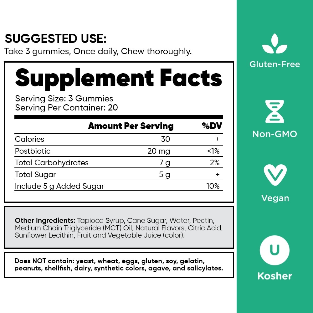 GOLI Pre+Post+Probiotics Gummies