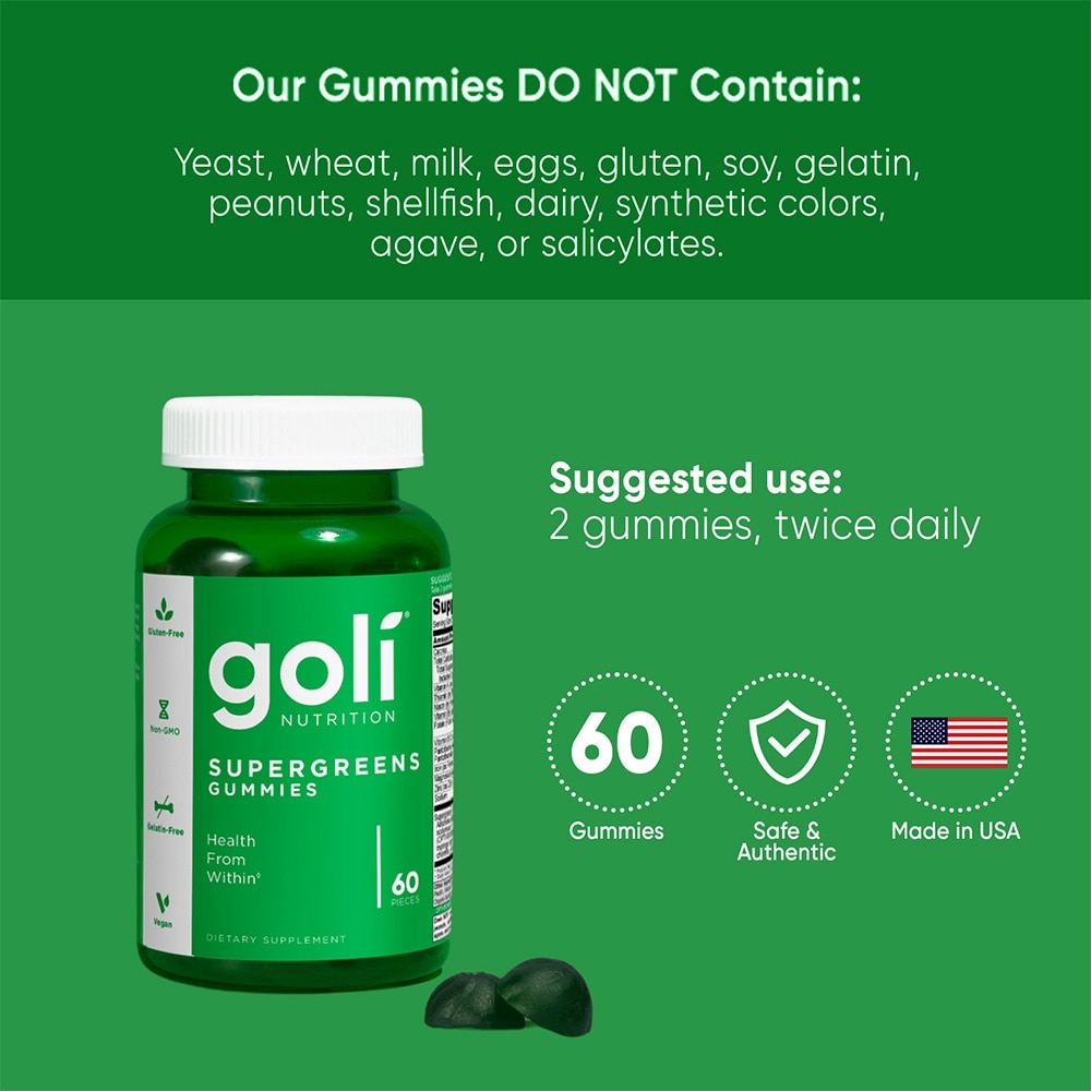 GOLI SuperGreens 60s