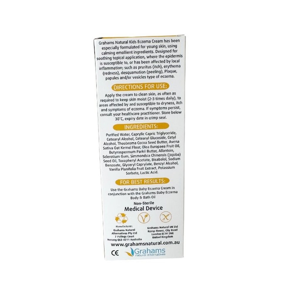 GRAHAMS NATURAL Baby Eczema Cream 75g