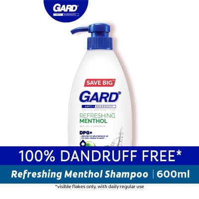 GARD Anti-Dandruff Refreshing Menthol Shampoo 600ml