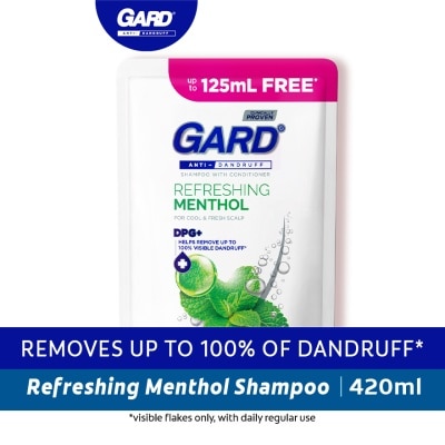 GARD - Gard Refreshing Menthol Shampoo 420ml Doy image