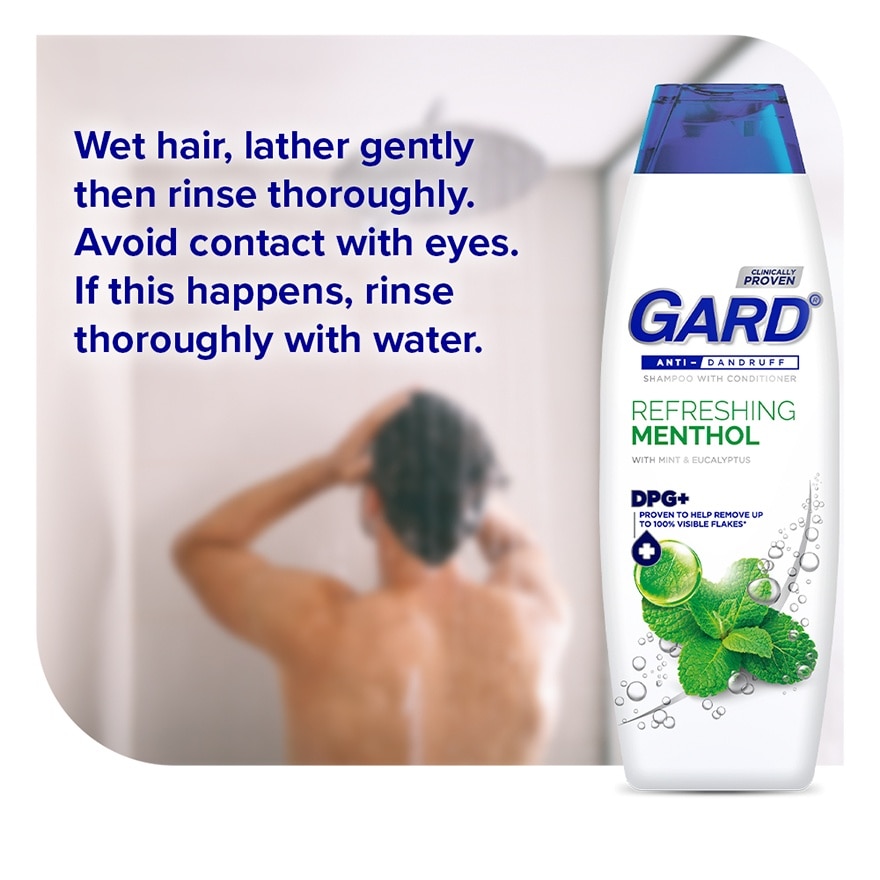 Gard Refreshing Menthol Shampoo 420ml Doy image