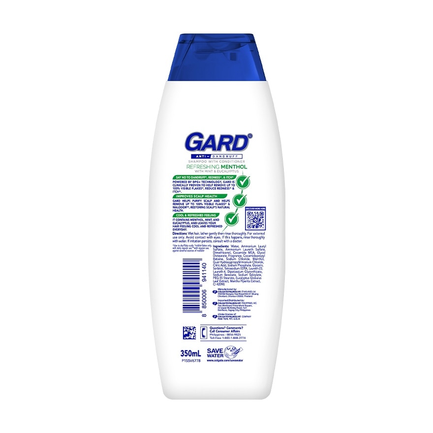 Gard Shampoo Refreshing Menthol 350mL