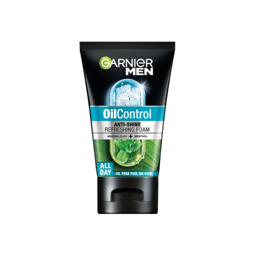GARNIER Men OilControl Anti-Shine Cooling Foam Cleanser 50ml
