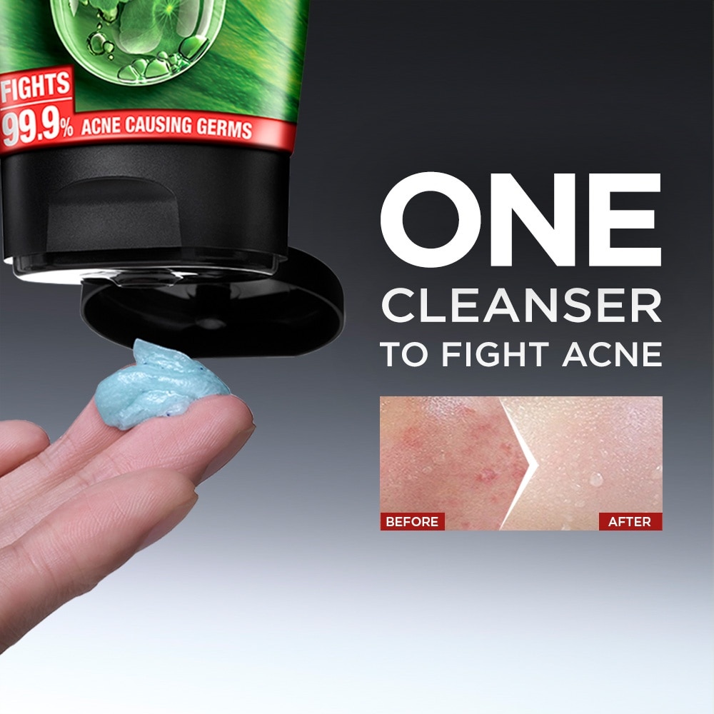 GARNIER Men AcnoFight Anti-Acne Scrub in Foam Cleanser 50ml