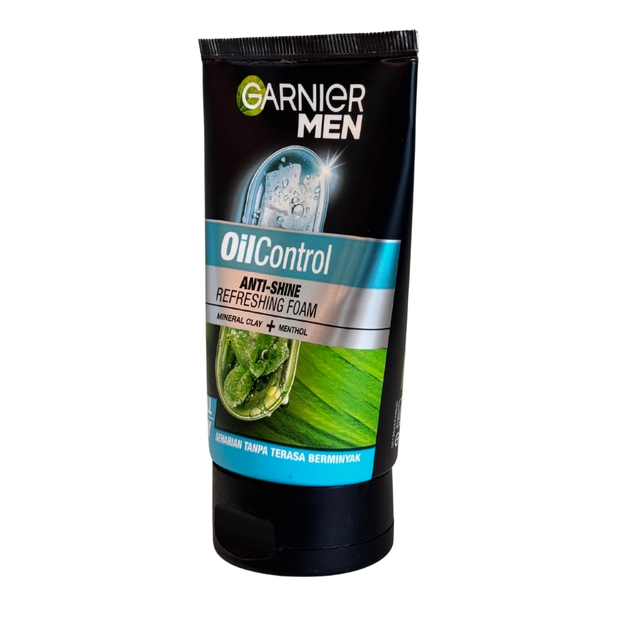 GARNIER Men OilControl Anti-Shine Cooling Foam Cleanser 100ml
