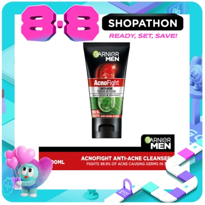 GARNIER - GARNIER Men AcnoFight Cleanser 100ml image