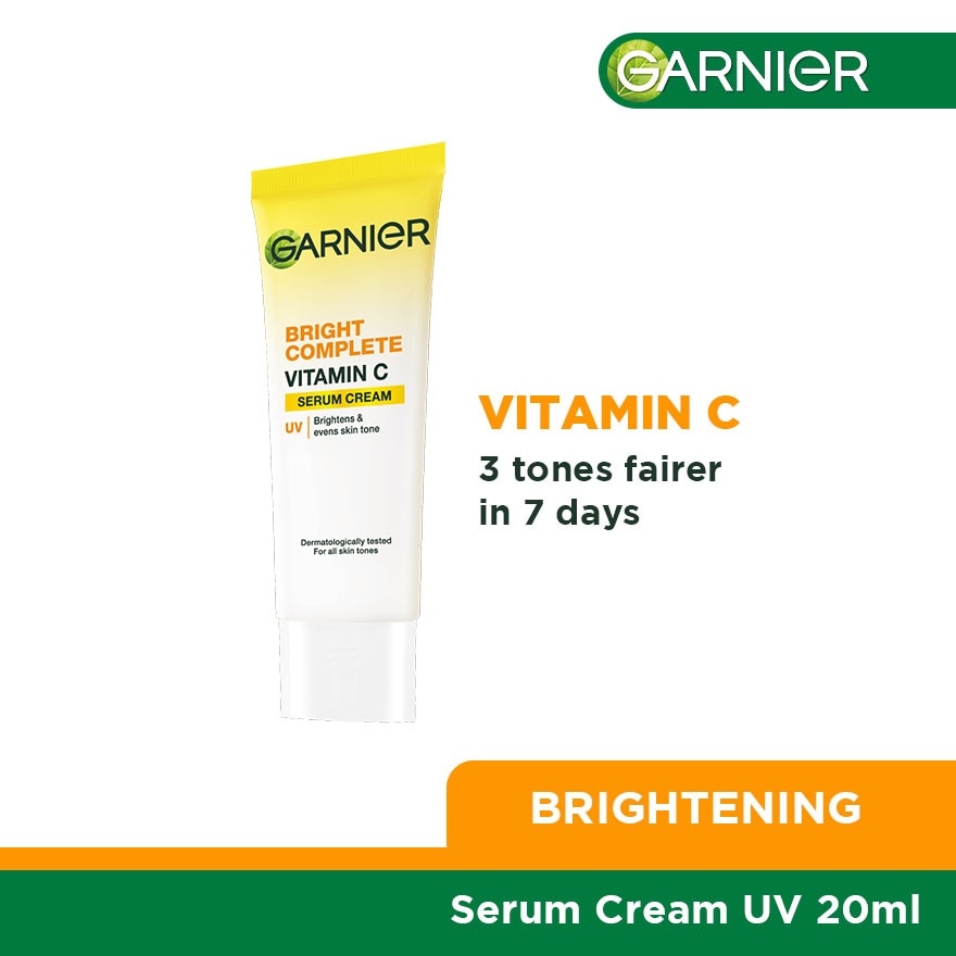 Bright Complete 12HR Shine Free Muti-Action Whitening Serum Cream 20mL