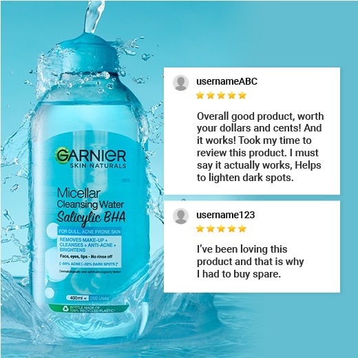 Micellar Cleansing Water Blue 125mL [FOR OILY & ACNE PRONE SKIN]