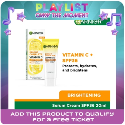 GARNIER - Bright Complete SPF36 Muti-Action Whitening Serum Cream 20mL