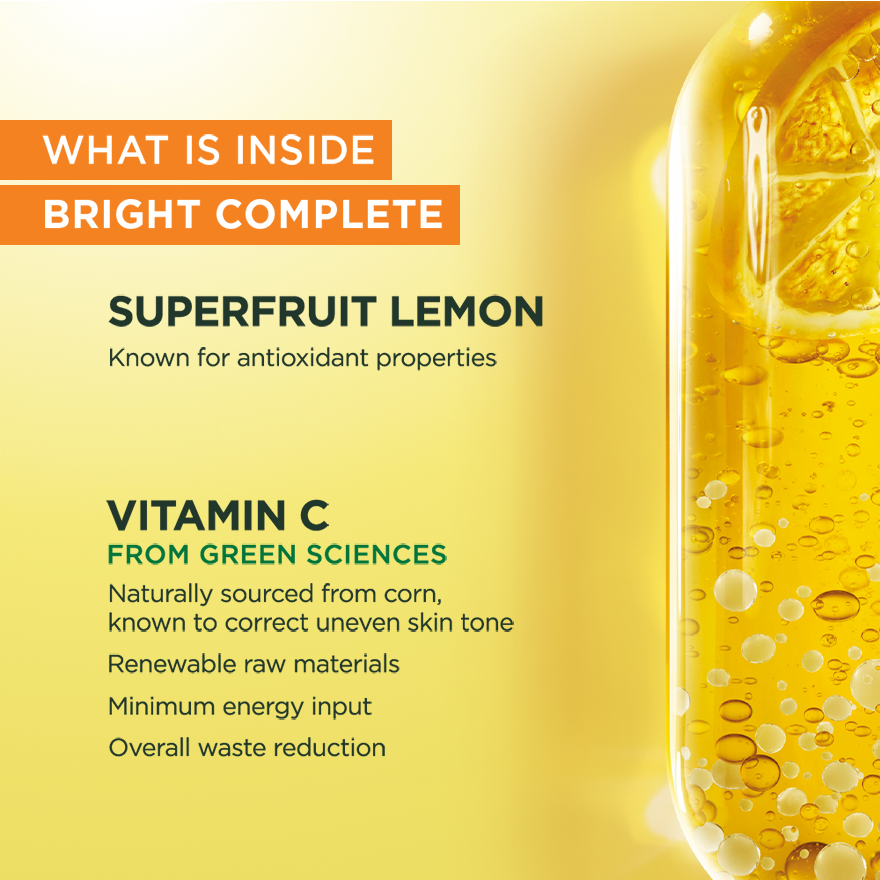 Garnier Bright Complete Vitamin C Gel Cleaner 120Ml