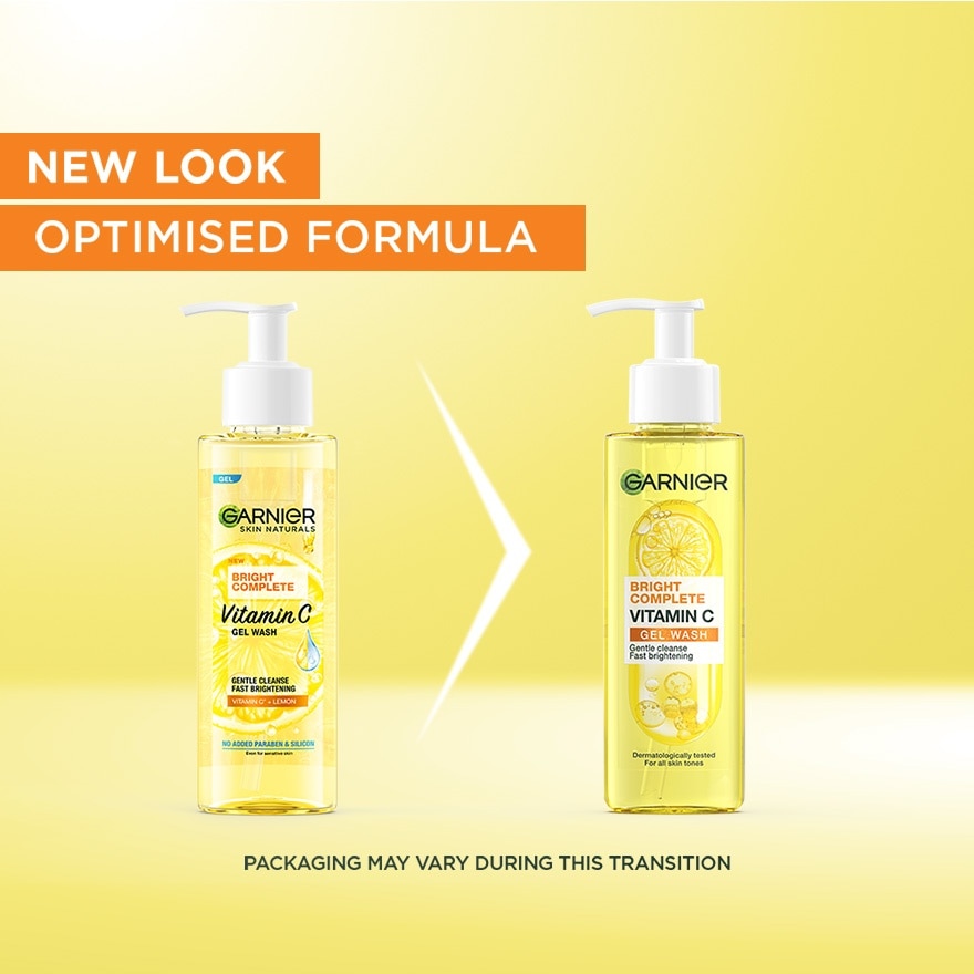 Garnier Bright Complete Vitamin C Gel Cleaner 120Ml