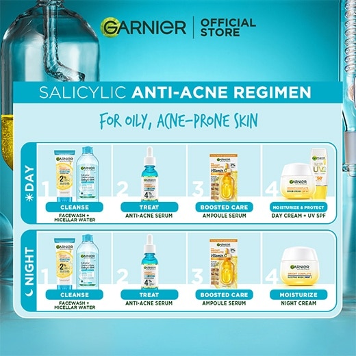 Garnier Bright Complete Anti Acne Gel Cleanser 120Ml
