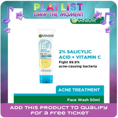 GARNIER - Bright Complete Anti-Acne 3-in-1 Cleanser 50mL