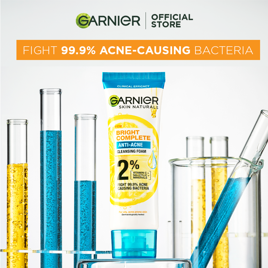 Garnier Bright Complete 3-In-1 Anti Acne Cleanser 100Ml