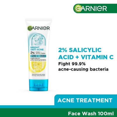 GARNIER - Garnier Bright Complete 3-In-1 Anti Acne Cleanser 100Ml