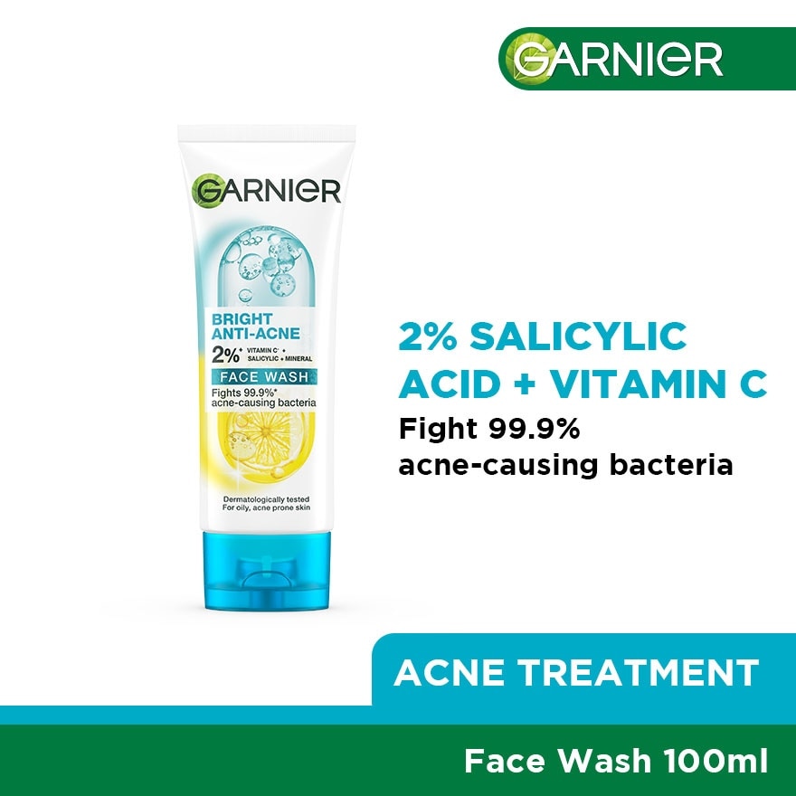 Garnier Bright Complete 3-In-1 Anti Acne Cleanser 100Ml
