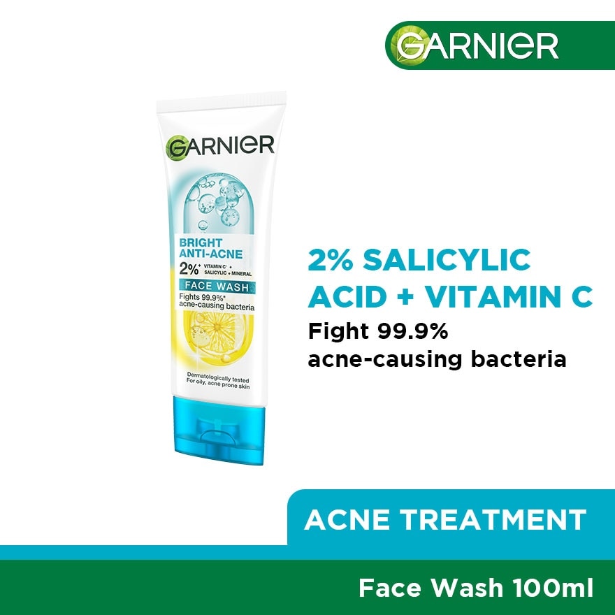 Garnier Bright Complete 3-In-1 Anti Acne Cleanser 100Ml