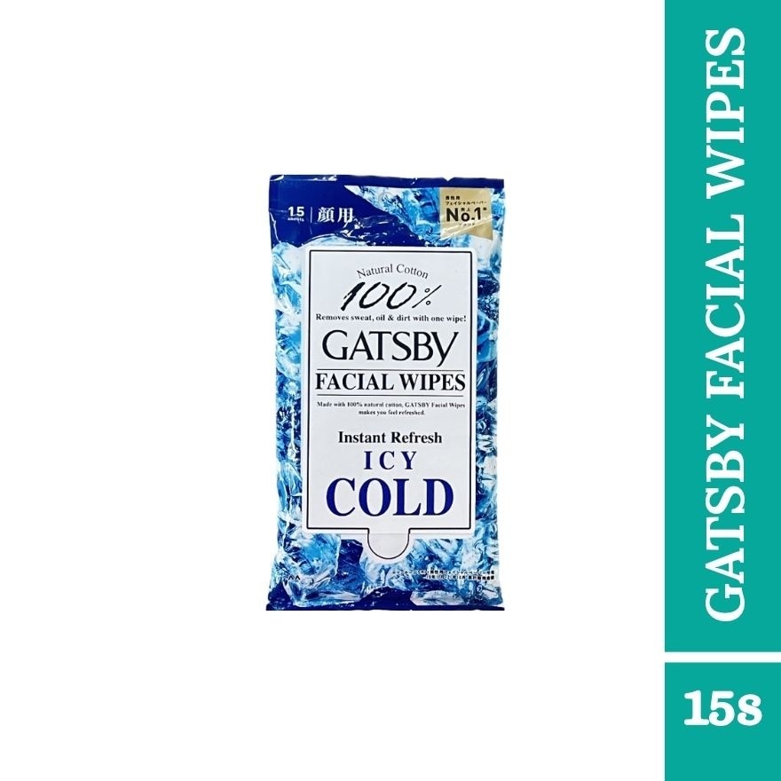 Facial Wipes Ice-Type 15 Sheets
