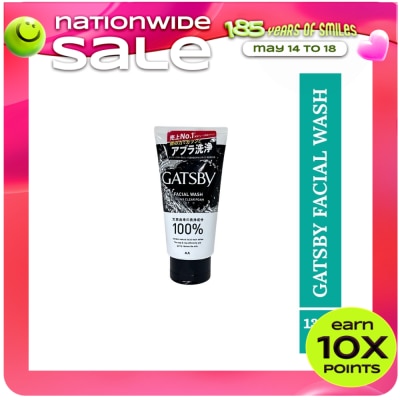 GATSBY - GATSBY Facial Wash Strong Clear Foam 130ml