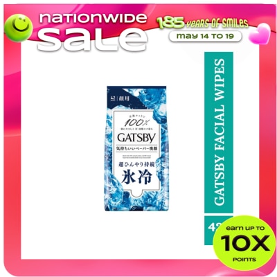 GATSBY - GATSBY Facial Wipes Ice Type 42s