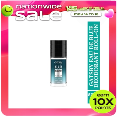GATSBY - GATSBY Eau De Blue Deodorant Earth Code 50ML