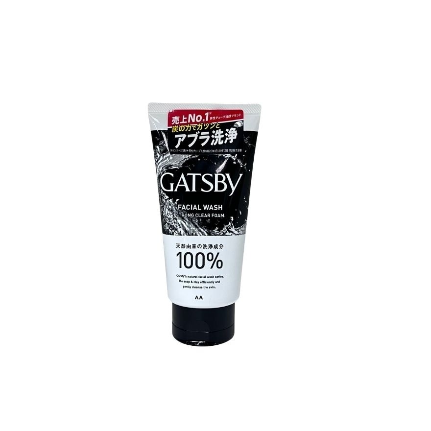 GATSBY Facial Wash Strong Clear Foam 130ml