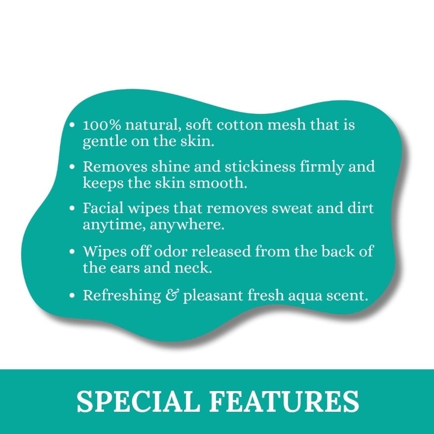 Facial Wipes Ice-Type 15 Sheets