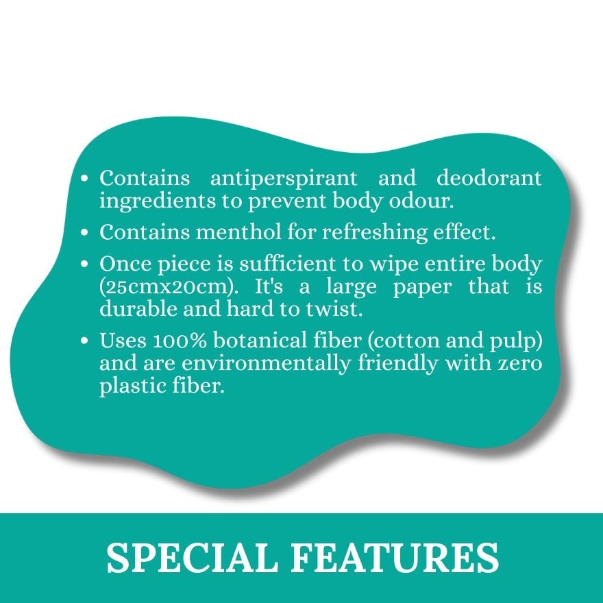 GATSBY Deodorant Body Paper Ice Type Ice Fruity 30's image