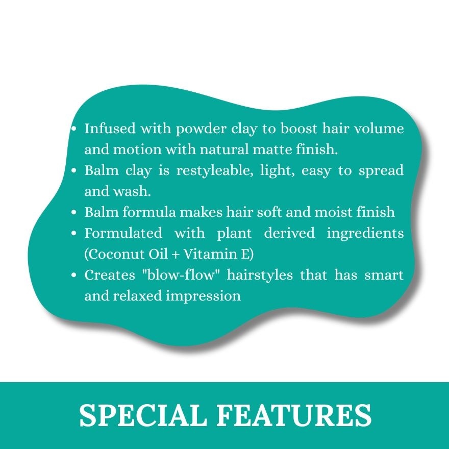 GATSBY Nature Styling Balm Clay 75g